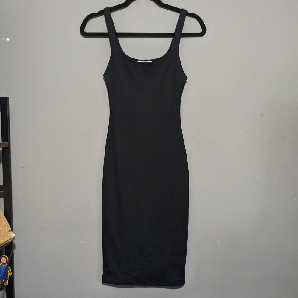 ZARA TRAFALUC BLACK TSHIRT DRESS SIZE SMALL